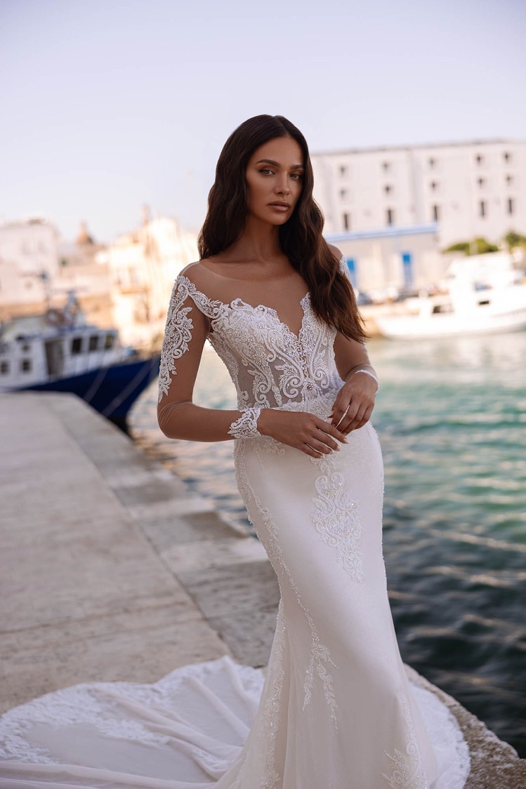 Плаття M266 Noelle з колекції Monopoli від Angeo Bridal