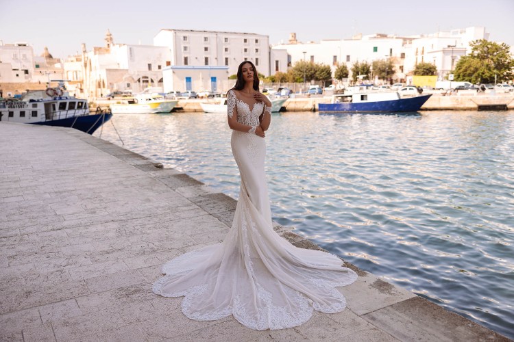 Плаття M266 Noelle з колекції Monopoli від Angeo Bridal