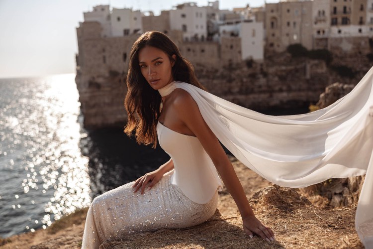 Плаття M277 Marigold з колекції Monopoli від Angeo Bridal