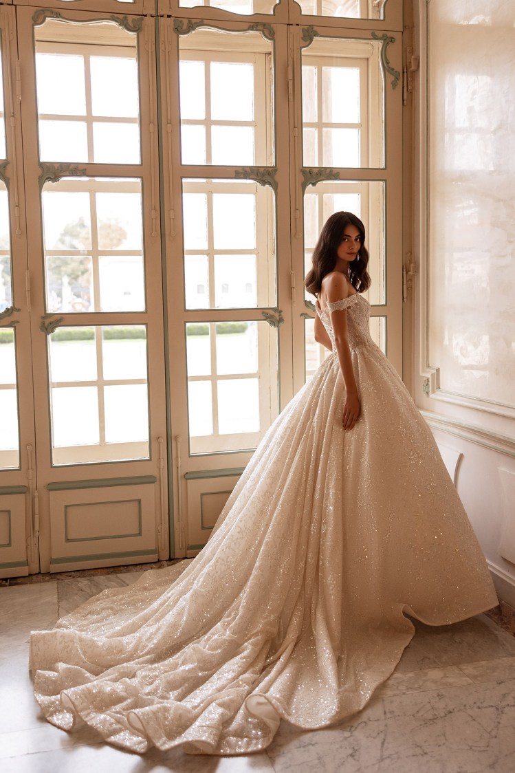 Dress RE228 Bria from the Royal Elegance collection by Angeo Bridal