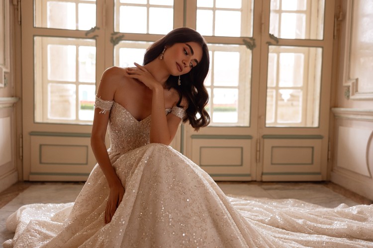Dress RE228 Bria from the Royal Elegance collection by Angeo Bridal