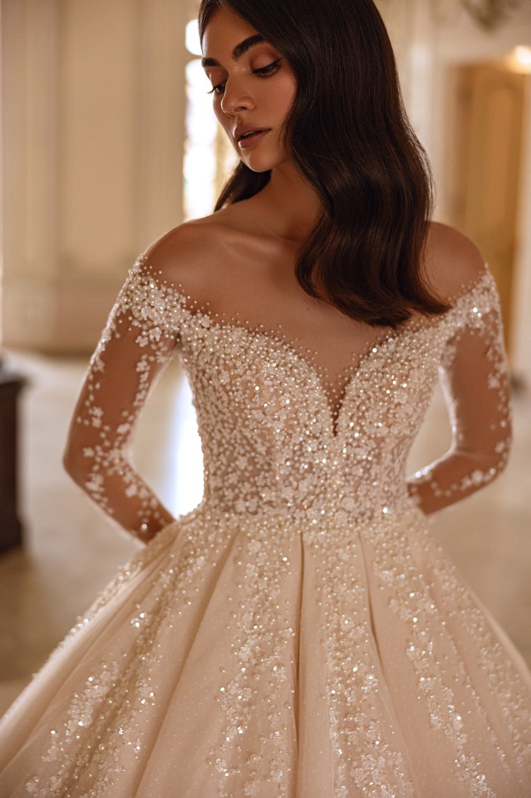 Dress RE230 Zola from the Royal Elegance collection by Angeo Bridal