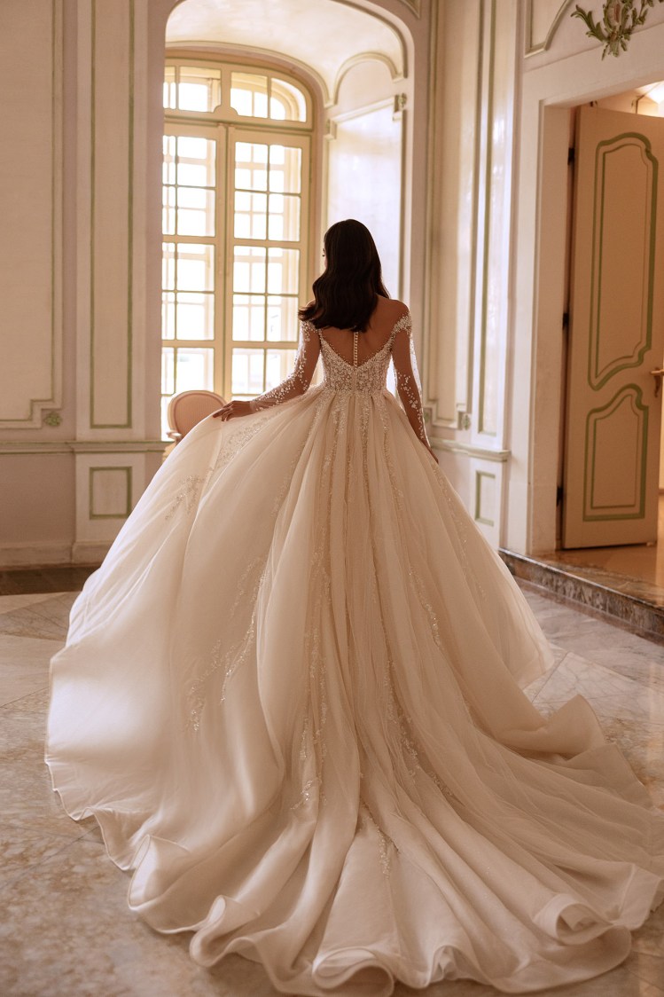 Dress RE230 Zola from the Royal Elegance collection by Angeo Bridal
