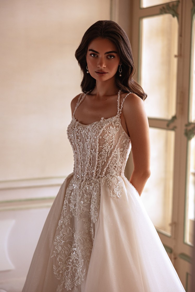 Dress RE246 Maggie from the Royal Elegance collection by Angeo Bridal