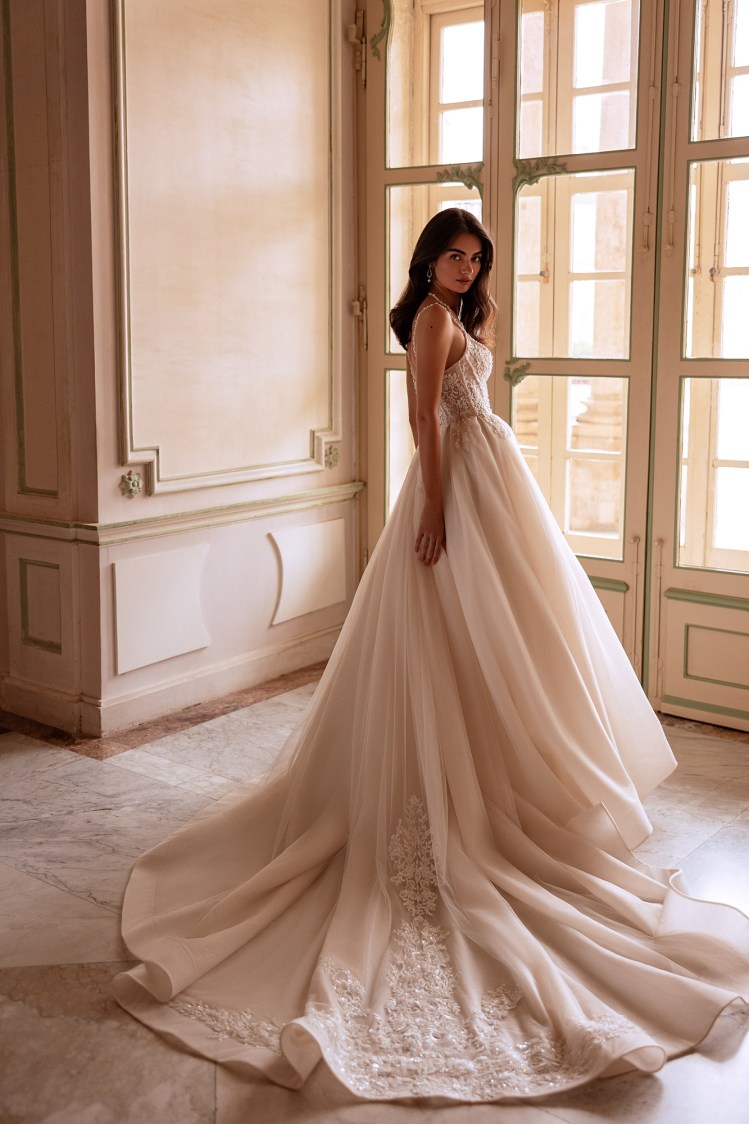 Dress RE246 Maggie from the Royal Elegance collection by Angeo Bridal